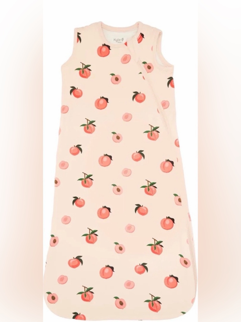 Kyte Baby Pink Peach-Print Sleepwear Sack- 1 Tog - small -wearable blanket